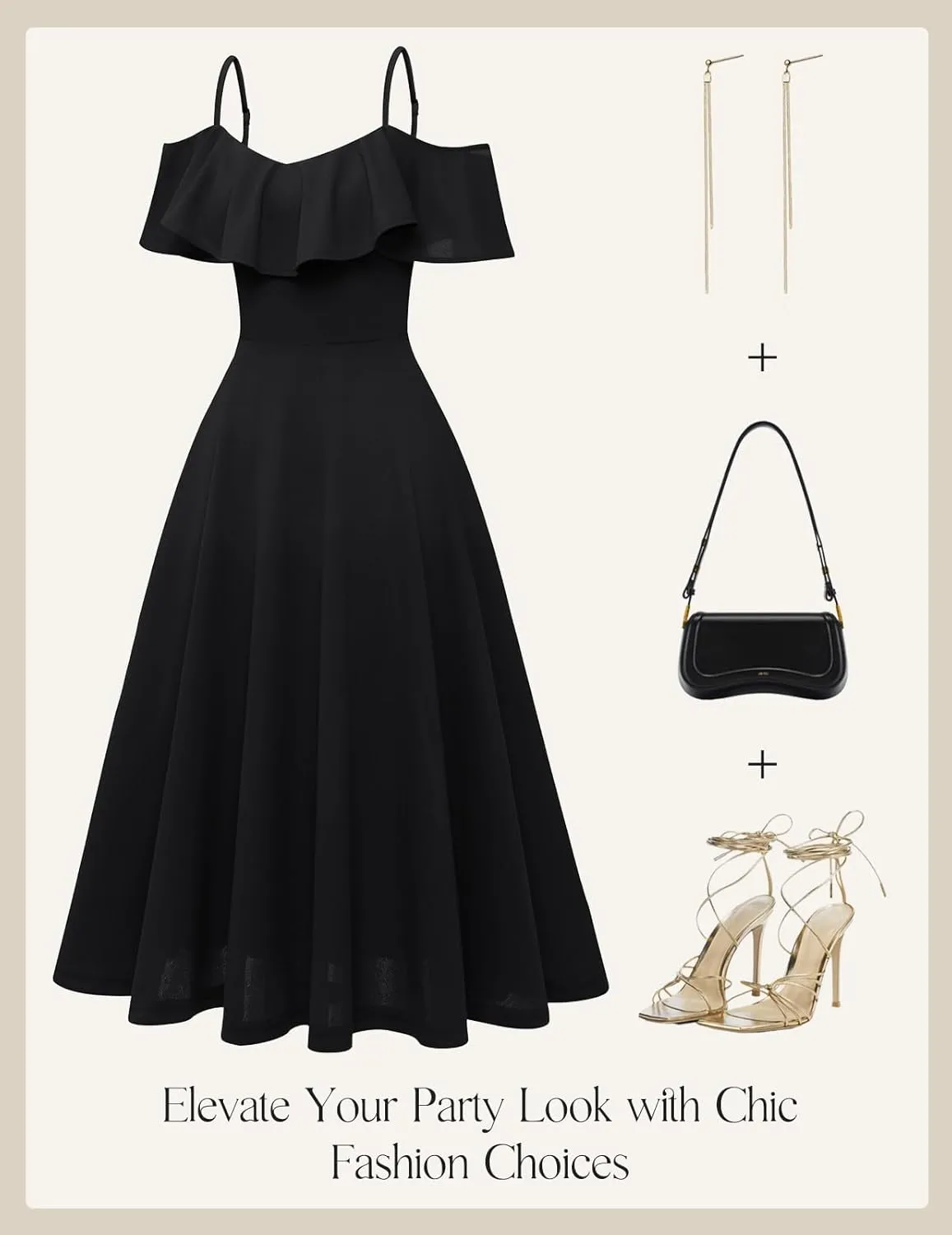 Bbonlinedress Womens Off Shoulder Summer Wedding Guest Dress Formal Cocktail Prom Graduation Homecoming A-line Midi Dress