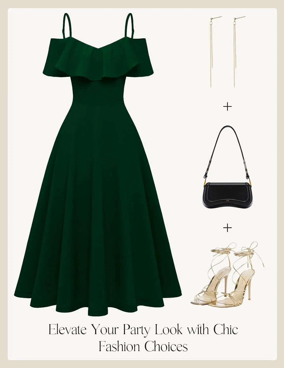 Bbonlinedress Womens Off Shoulder Summer Wedding Guest Dress Formal Cocktail Prom Graduation Homecoming A-line Midi Dress