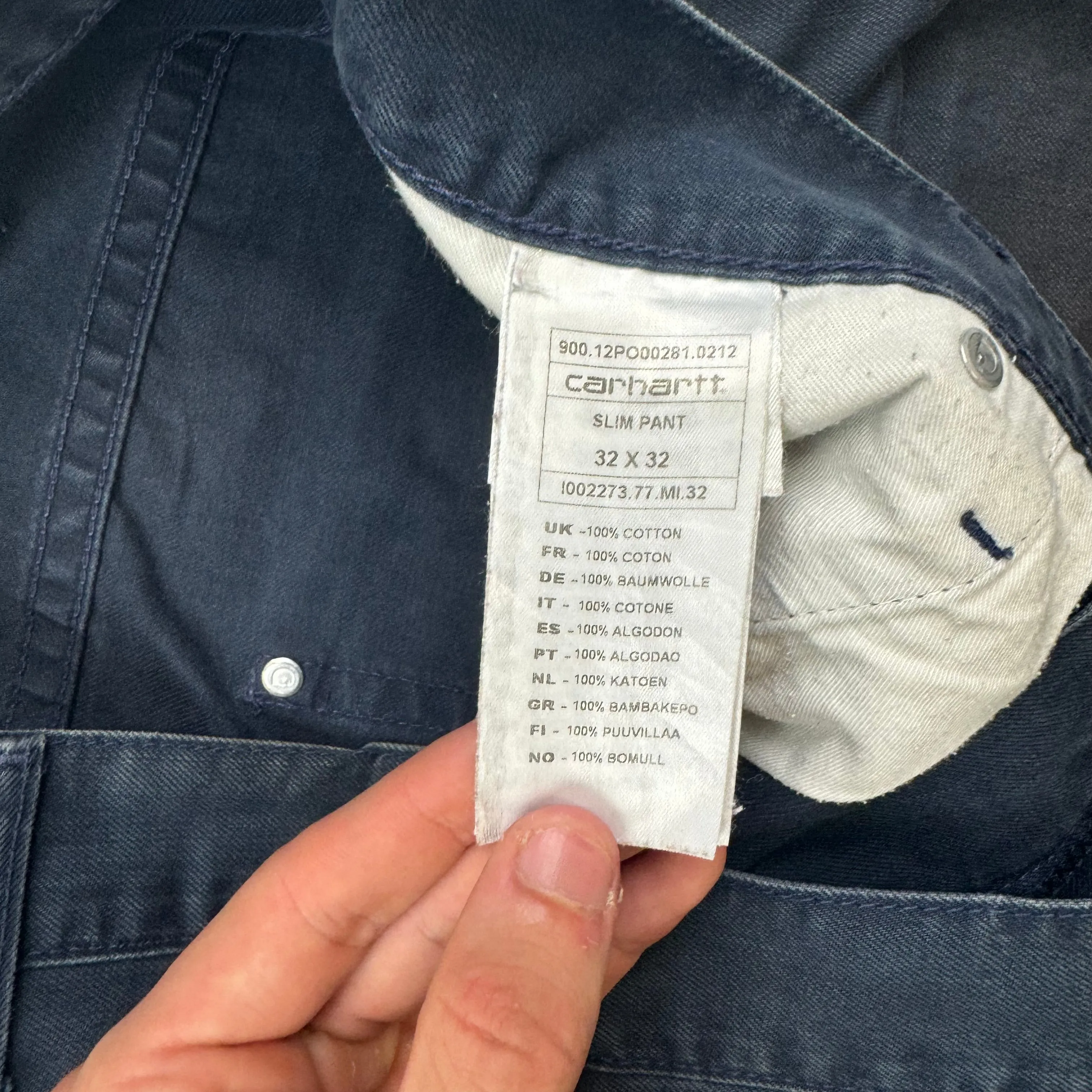 Carhartt Trousers Navy
