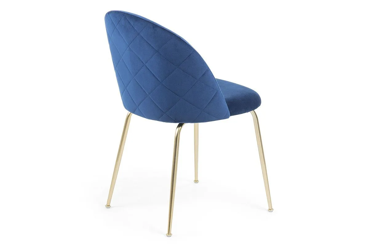 Como Mystere Luxury Dining or Breakout Chair - Gold Base