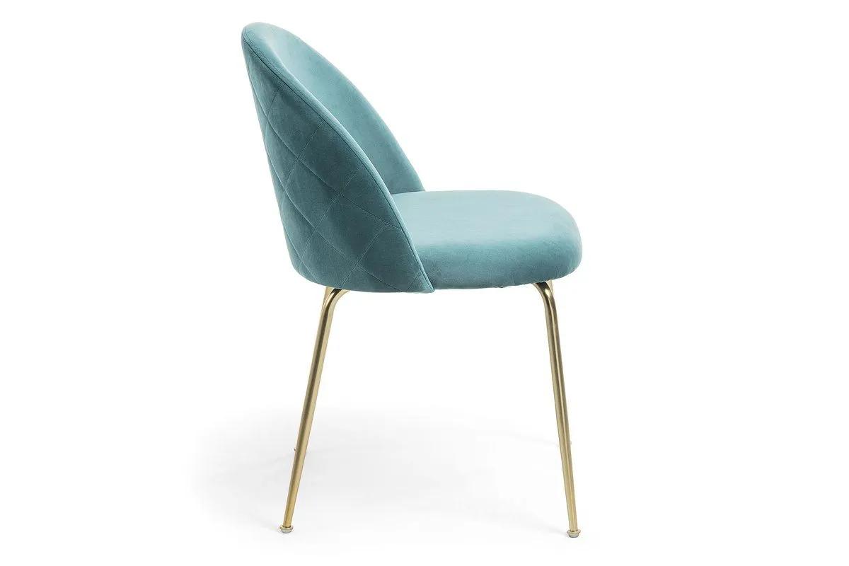 Como Mystere Luxury Dining or Breakout Chair - Gold Base