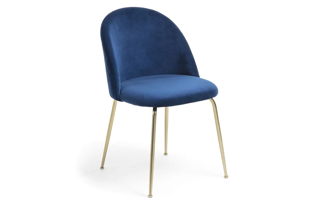 Como Mystere Luxury Dining or Breakout Chair - Gold Base