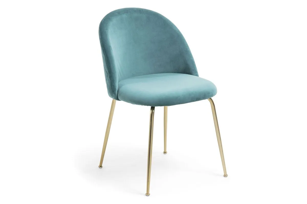 Como Mystere Luxury Dining or Breakout Chair - Gold Base