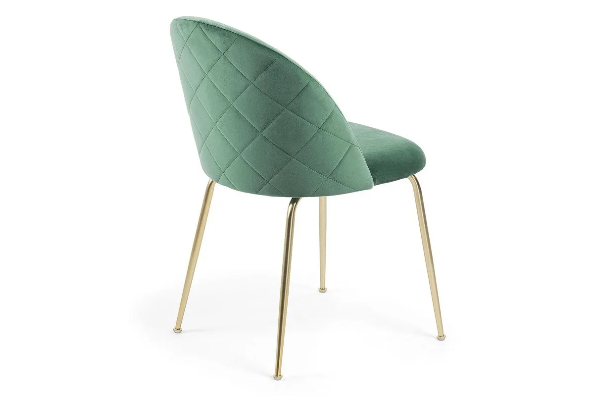 Como Mystere Luxury Dining or Breakout Chair - Gold Base