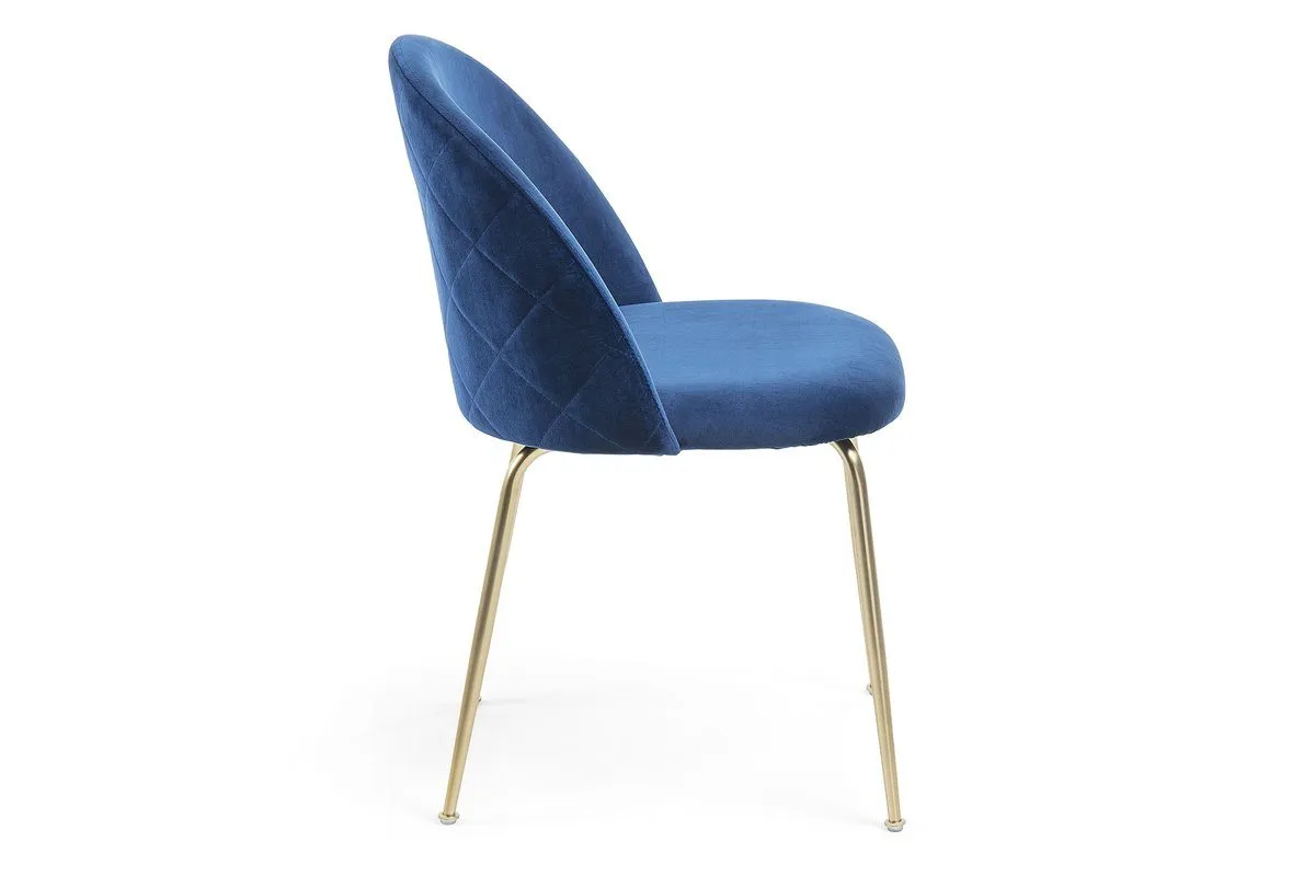 Como Mystere Luxury Dining or Breakout Chair - Gold Base