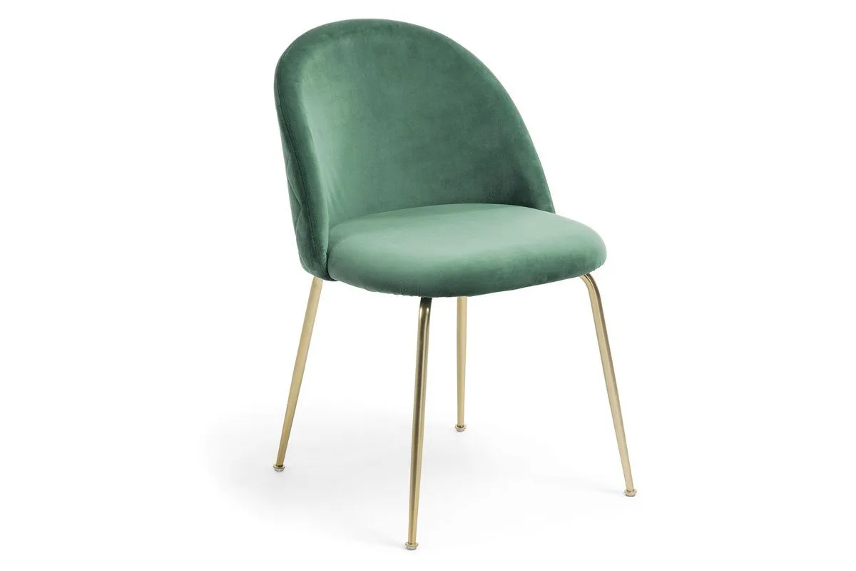 Como Mystere Luxury Dining or Breakout Chair - Gold Base