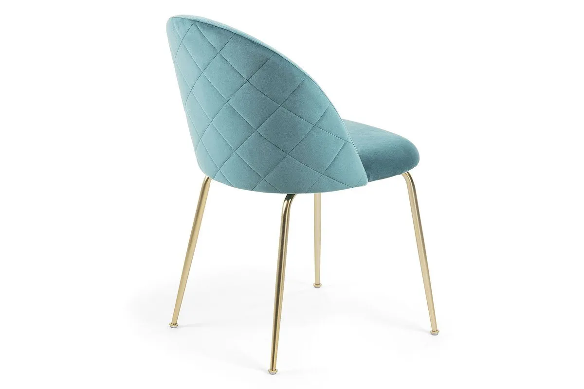Como Mystere Luxury Dining or Breakout Chair - Gold Base