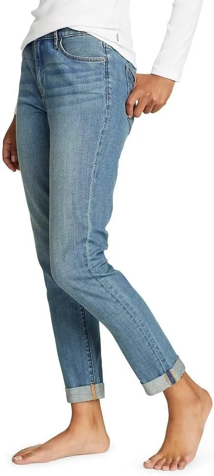 Eddie Bauer Women's Boyfriend Mid-Rise Jeans - Slim Fit
