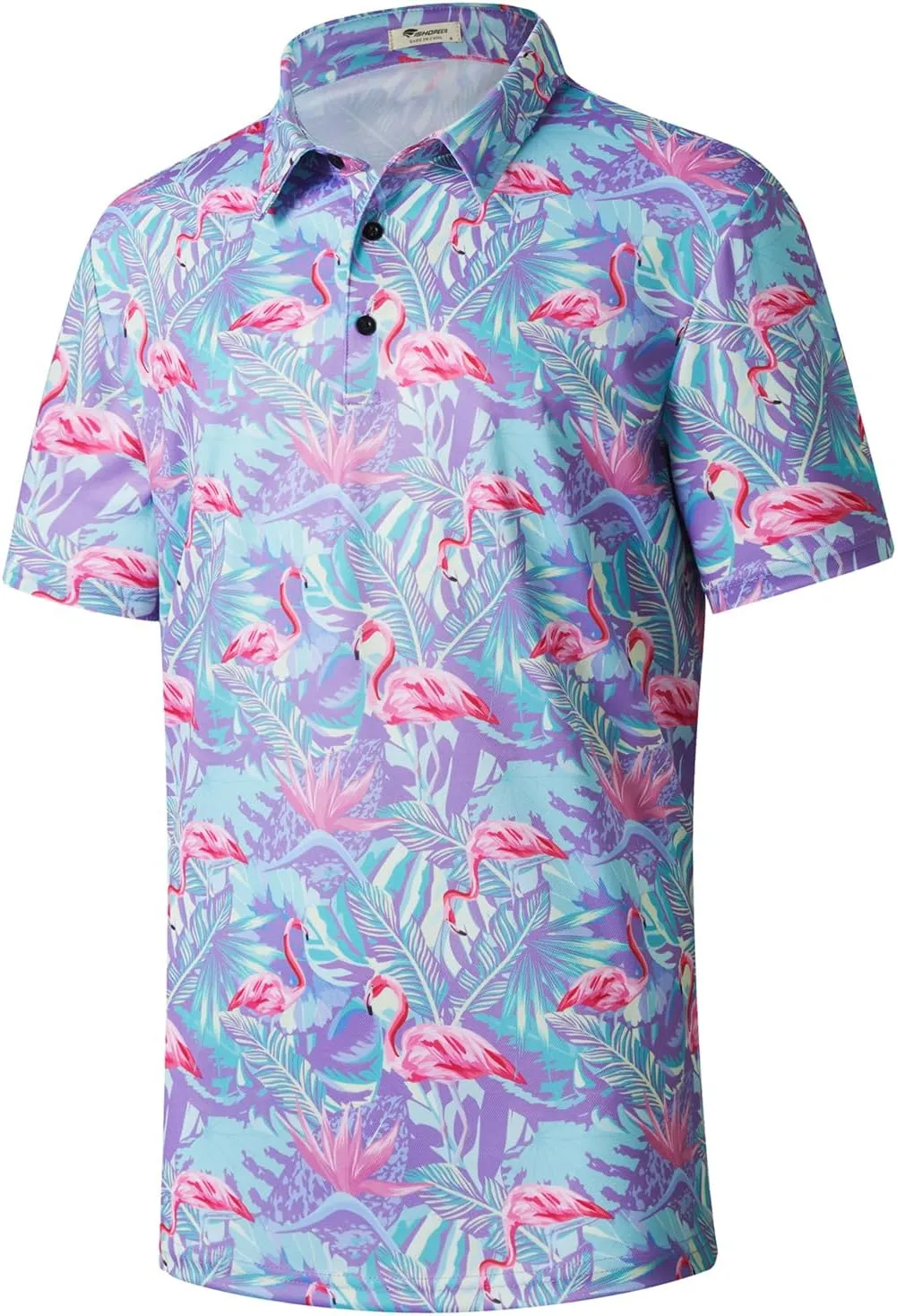 EISHOPEER 2025 New Men's Polo Shirts Short Sleeve Moisture Wicking Quick Dry Athletic Shirt Fashion Golf Shirts