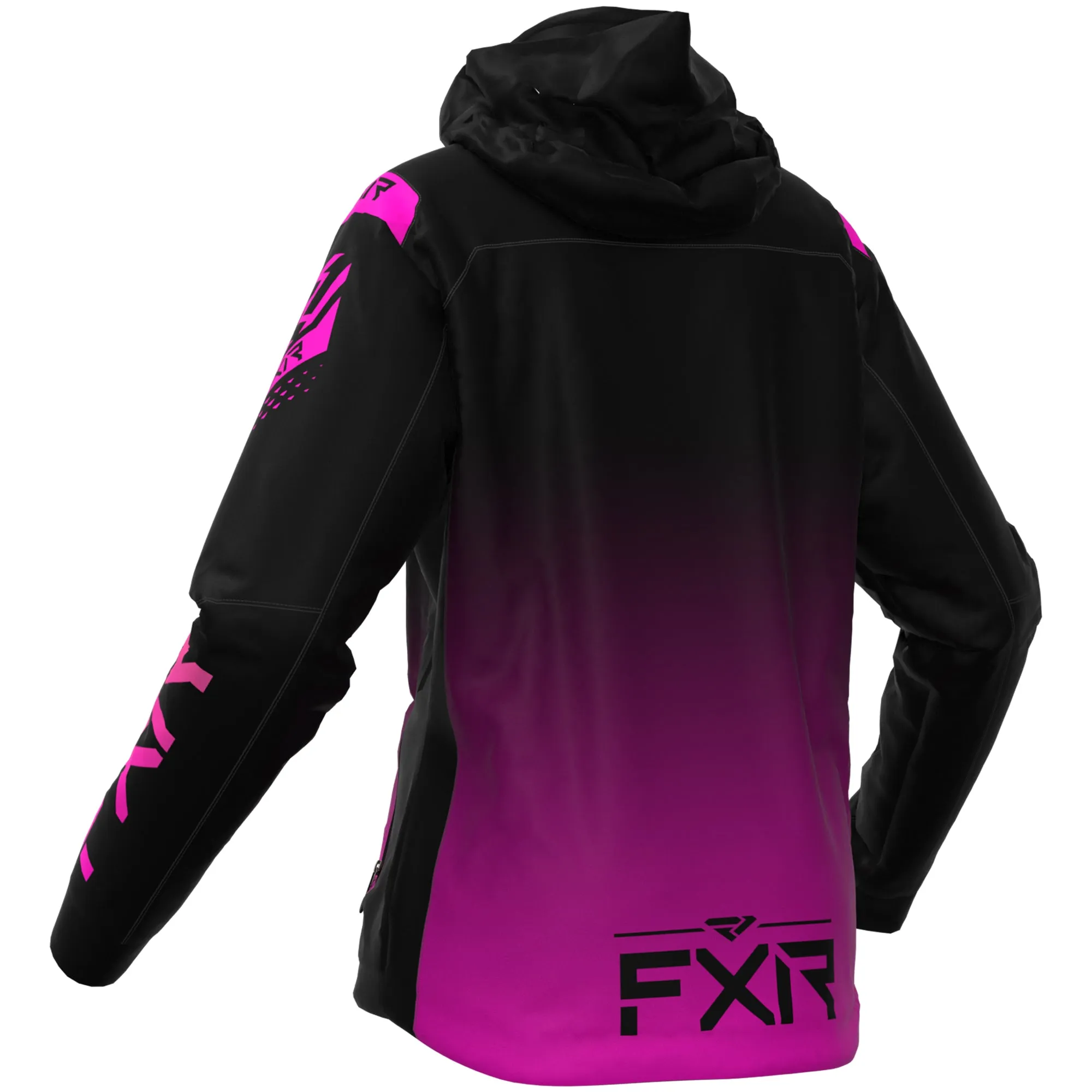 FXR  Womens RRX Snowmobile Jacket Waterproof Thermal Dry Vent Fuchsia Black