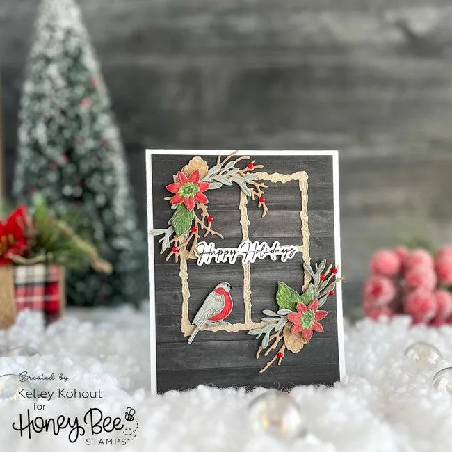 Honey Bee Stamps - Clear Stamps - Seasonal Sentiments