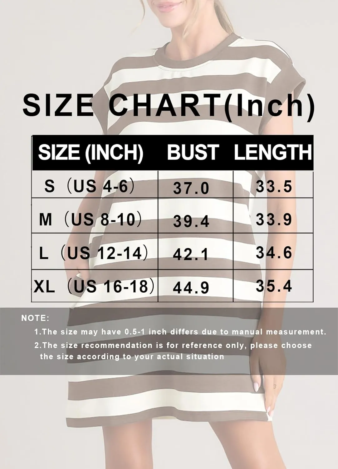 MITILLY Womens Striped Casual Summer Dresses Crewneck Cap Sleeve Color Block Shift Tshirt Short Dress with Pockets New