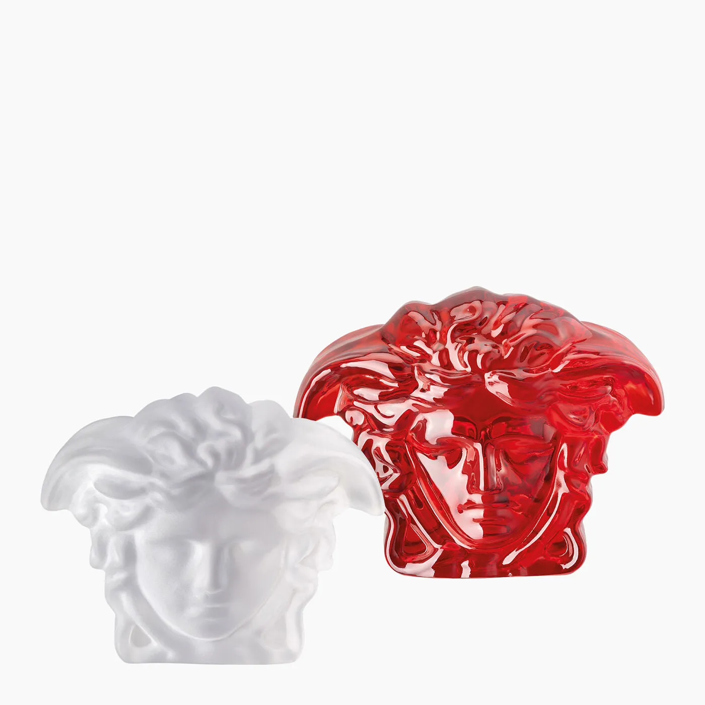 Rosenthal Versace Medusa Paperweight Amber