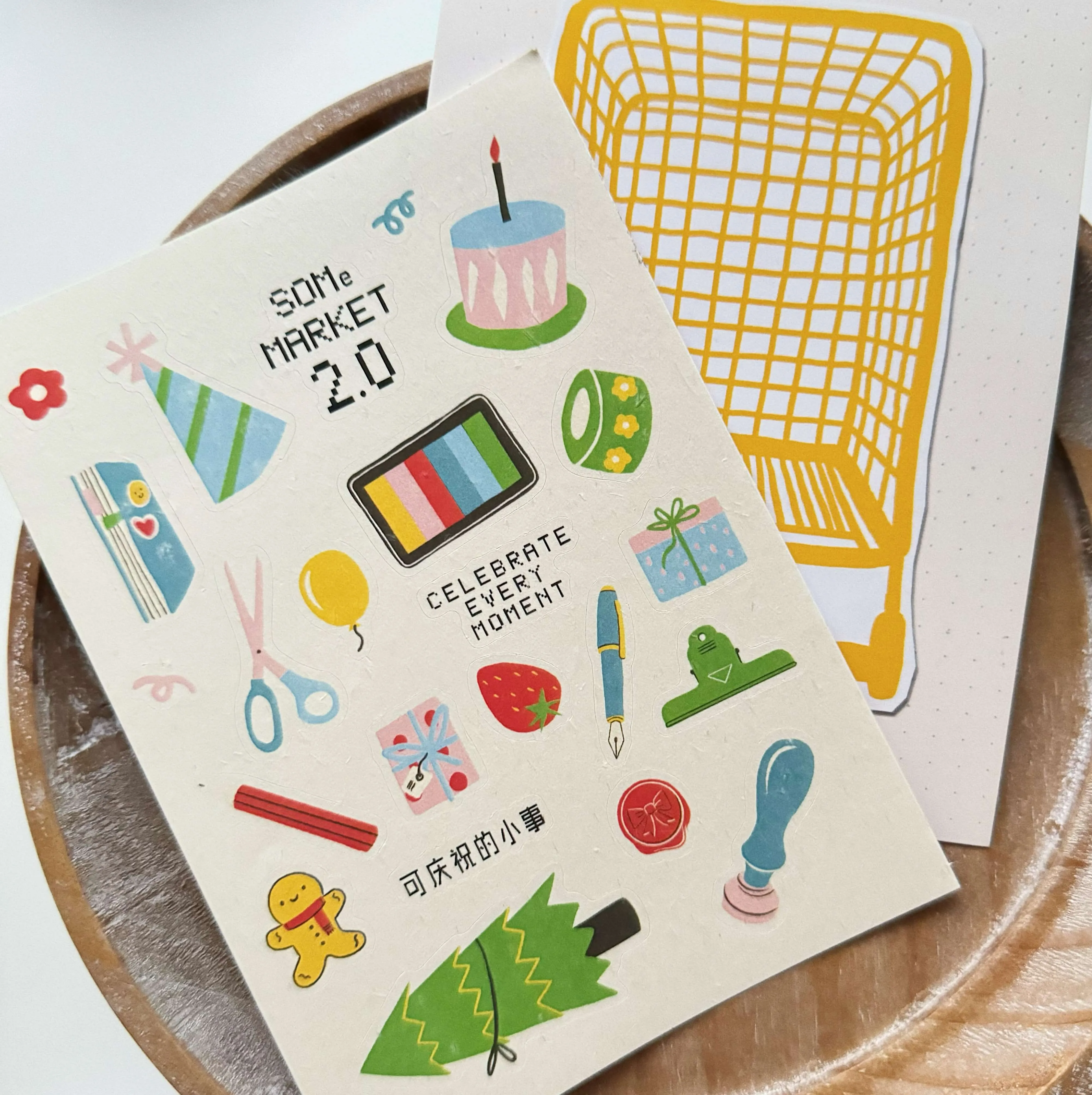 SOMe Market 2.0: Sticker   Postcard Set
