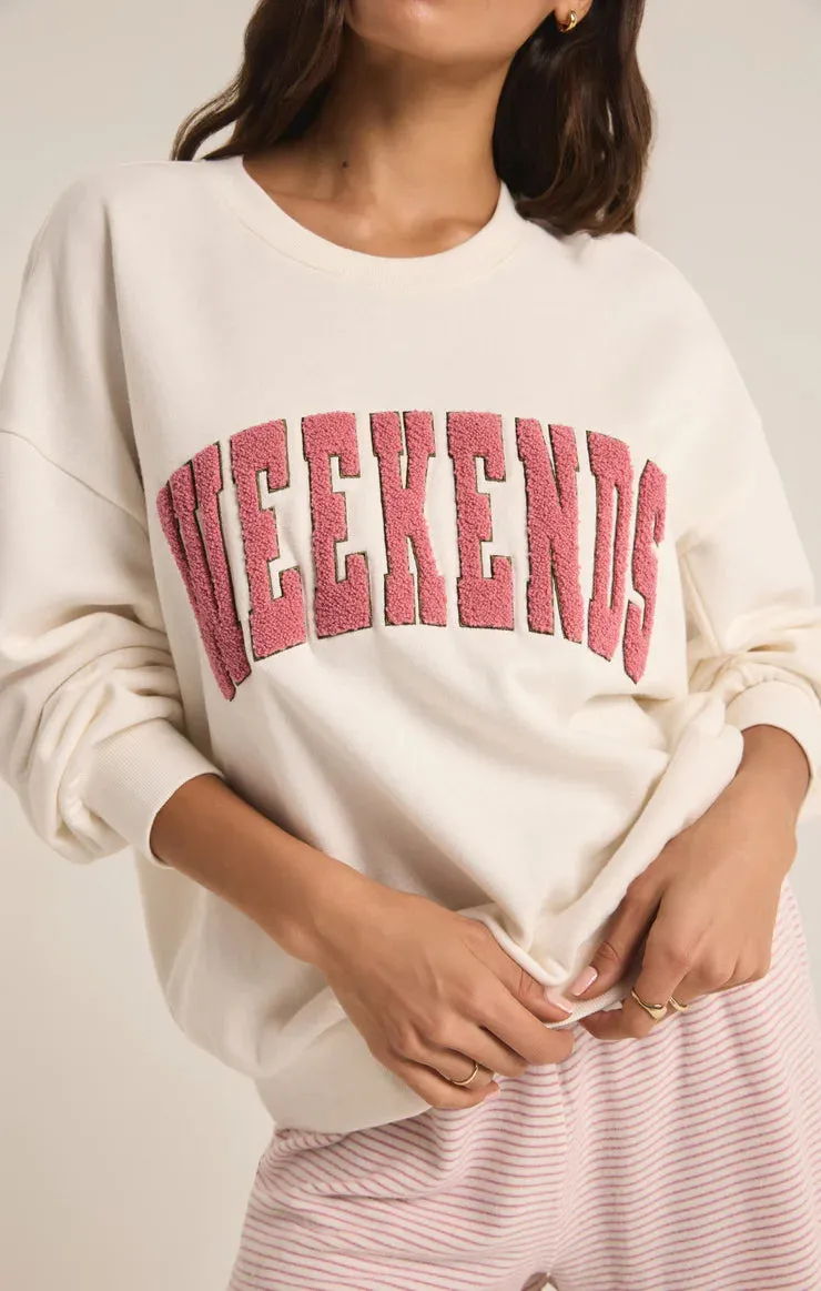 Z Supply Oversized Weekends Sweatshirt